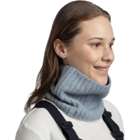 Buff Knitted Neckwarmer NILAH LAKE BLUE