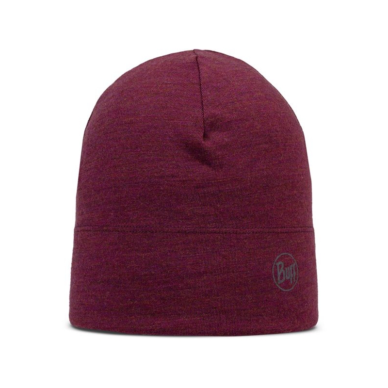 Buff Merino Midweight Beanie MELANGE TIBETAN RED            sjaal en col