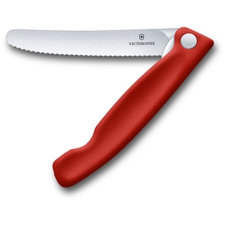 Victorinox Inklapbaar kartel schilmes, 11cm Rood
