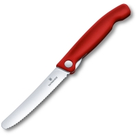 Victorinox Inklapbaar kartel schilmes, 11cm Rood