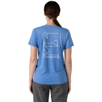 Patagonia Cap Cool Daily Graphic Shirt - Waters Women's Swelldrifter: Abundant Blue X-