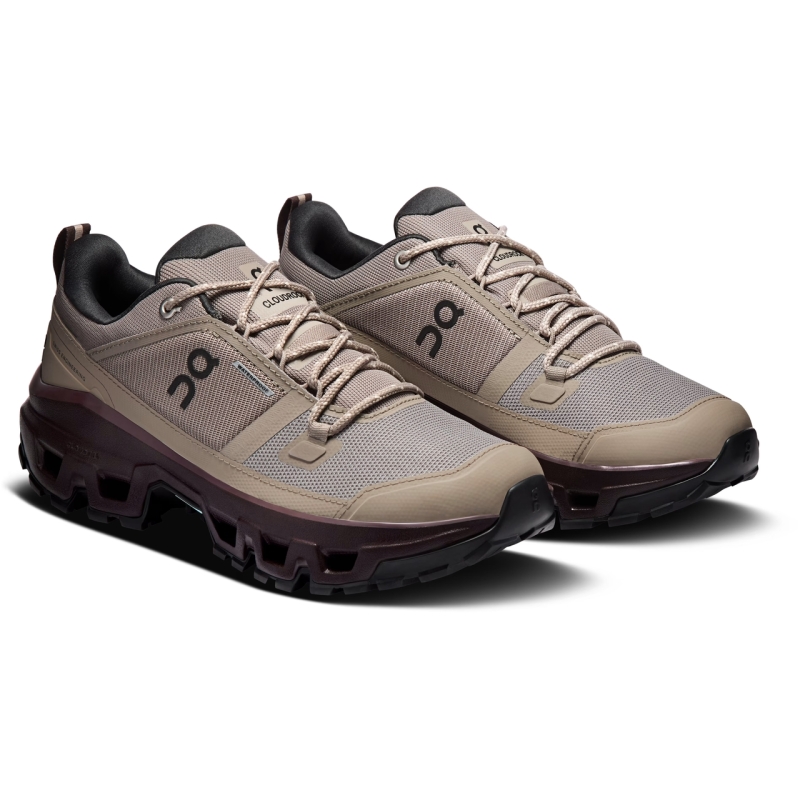 On-running Cloudrock Low WP Women's Cinder | Ox wandelschoen a & a/b