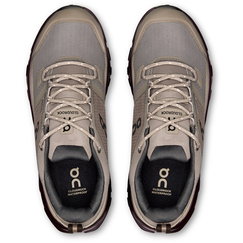 On-running Cloudrock Low WP Women's Cinder | Ox wandelschoen a & a/b