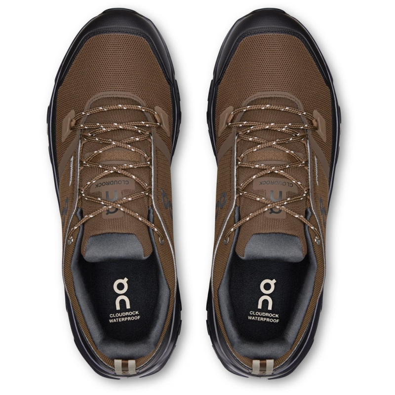On-running Cloudrock Low WP Earth | Black wandelschoen a & a/b