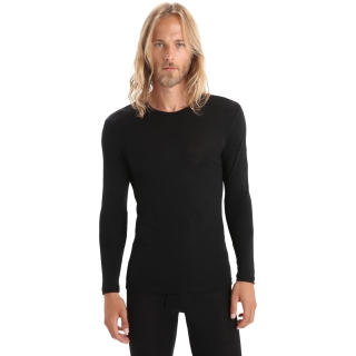 Icebreaker 175 Everyday Long Sleeve Crewe Black