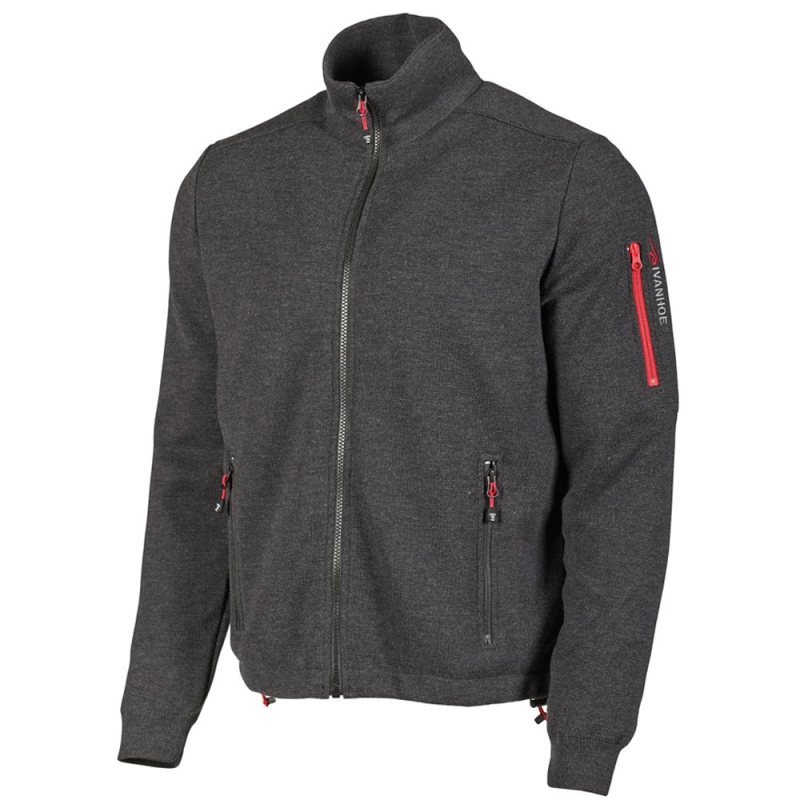 Ivanhoe Hadar Full Zipp Wind Breaker Graphite Marl