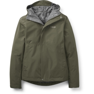 RAB Downpour Jacket Women's Army