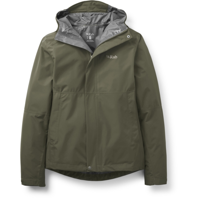 RAB Downpour Jacket Women's Army