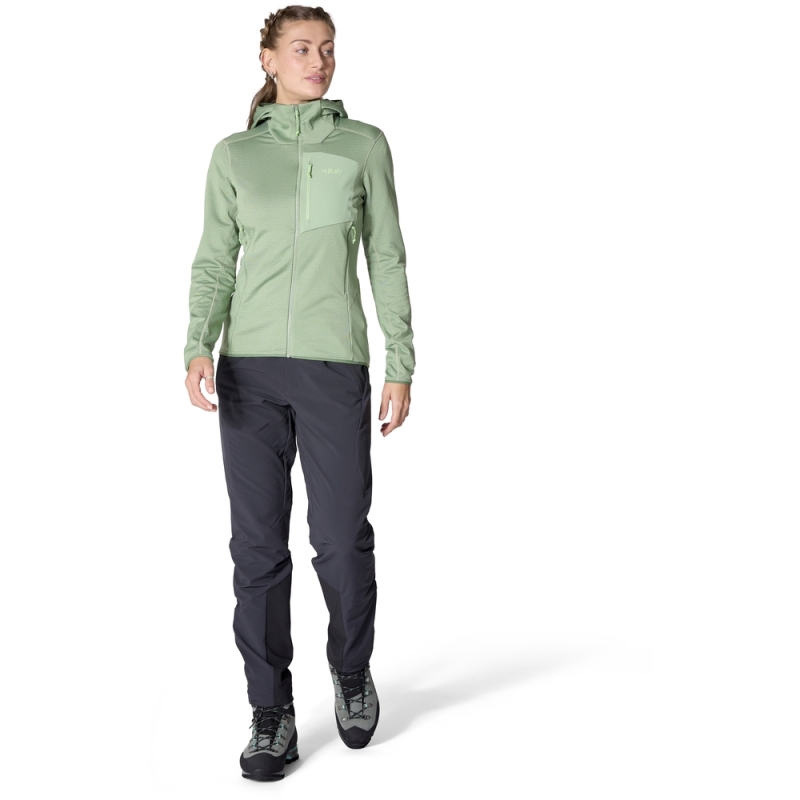 RAB Ascendor Hoody Women's Dark Fig Green