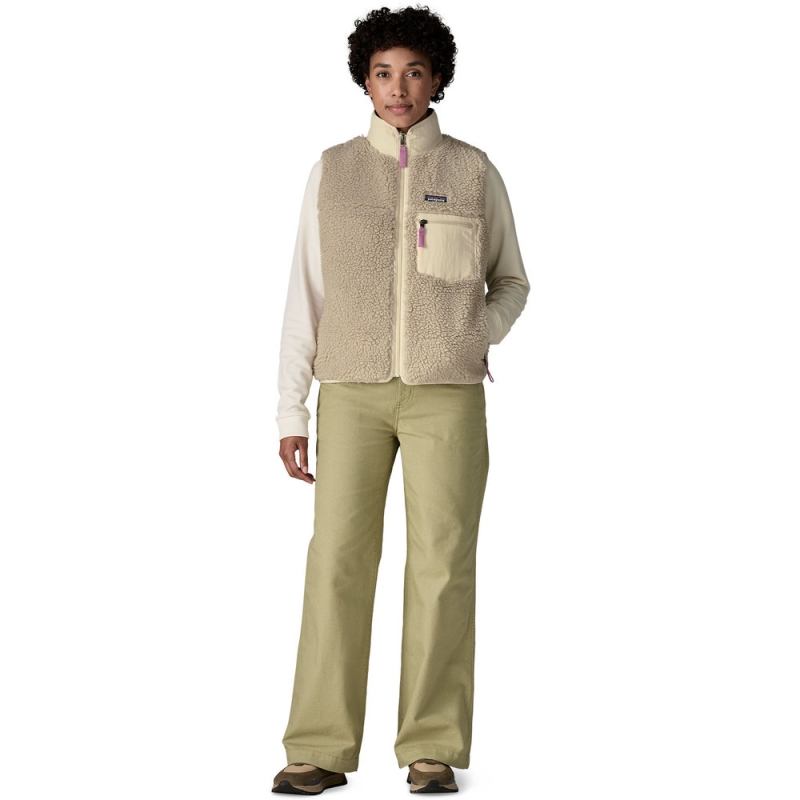 Patagonia Classic Retro-X Jkt Women's Natural w/Light Violet