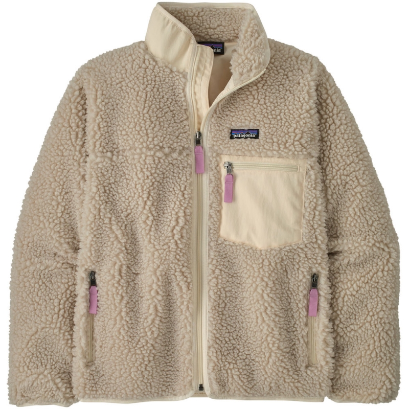 Patagonia Classic Retro-X Jkt Women's Natural w/Light Violet
