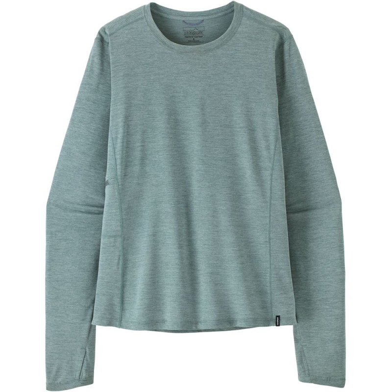 Patagonia L/S Cap Cool Sun Shirt Women's Nouveau Green - Blue Sage X-Dy