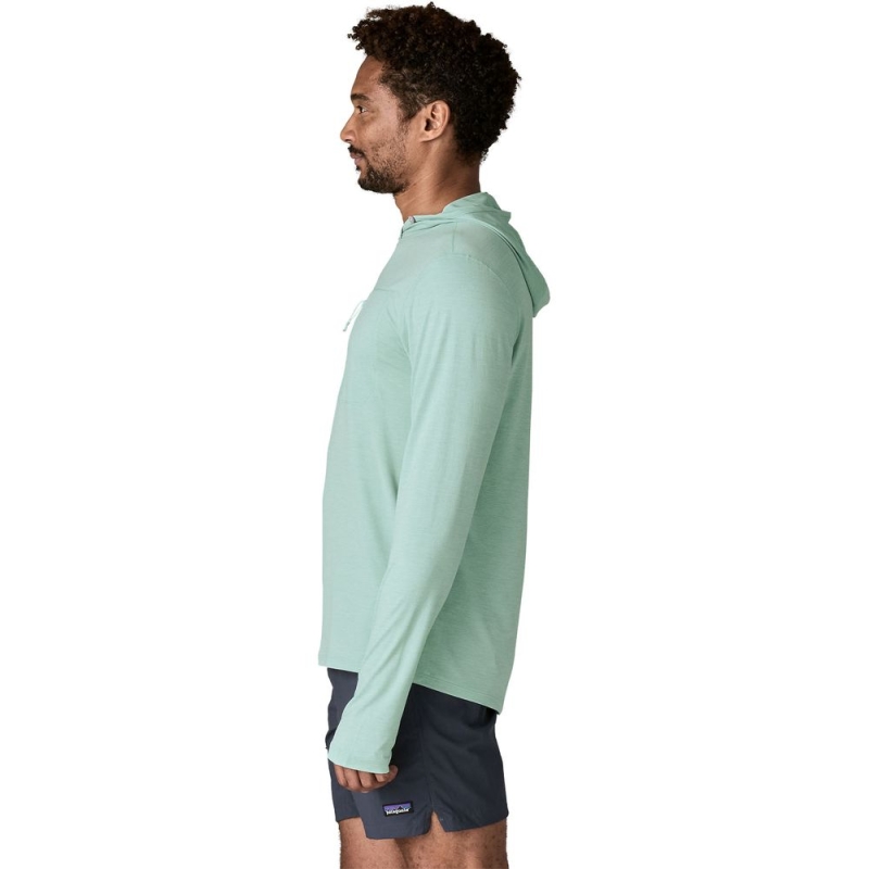 Patagonia Cap Cool Sun Hoody Thermal Blue - Thin Ice X-Dye