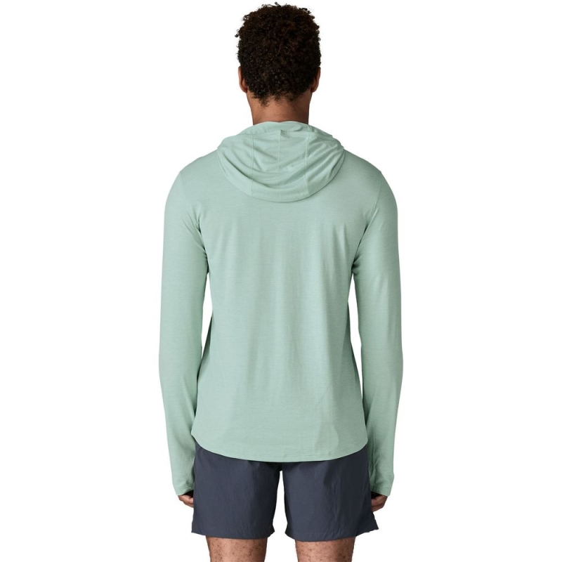Patagonia Cap Cool Sun Hoody Thermal Blue - Thin Ice X-Dye