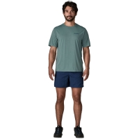 Patagonia Cap Cool Daily Shirt - Boardshort Logo Blue Sage - Light Blue Sage X-
