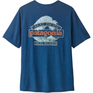 Patagonia Cap Cool Daily Shirt - Great Waves Clement Blue - Light Clement B