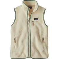 Patagonia Retro Pile Vest Women's Natural w/Ellwood Green