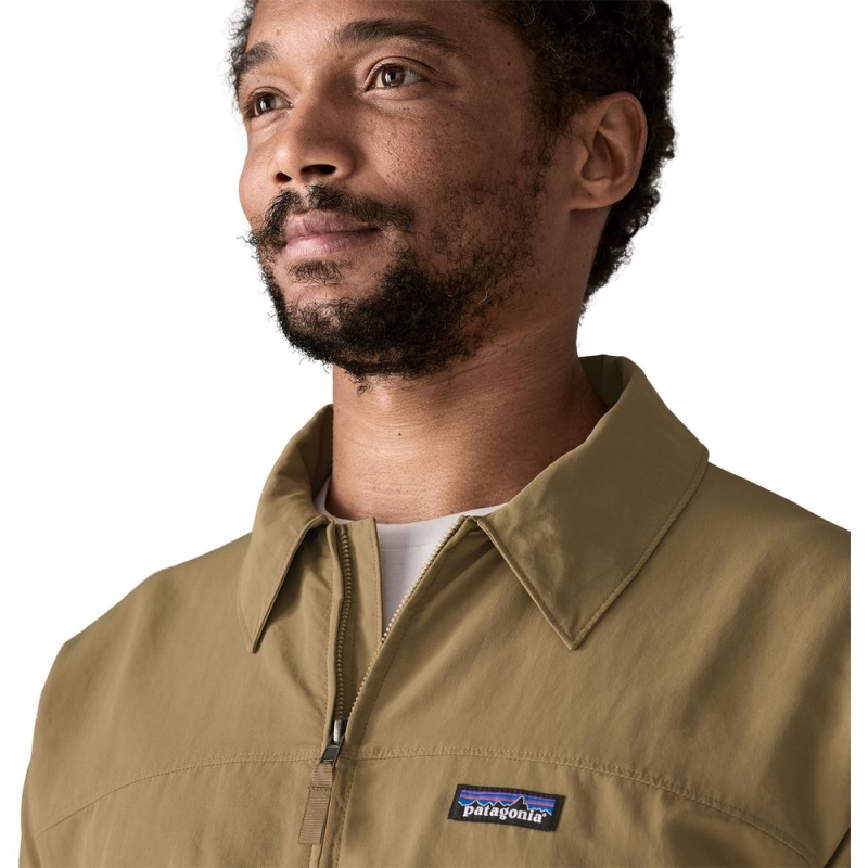 Patagonia Isthmus Unlined Jkt Slab Khaki
