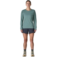 Patagonia Cap Cool Daily Shirt Women's - Boardshort Logo Blue Sage - Light Blue Sage X-