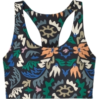 Patagonia Maipo Mid Impact Bra Women's Kaleido: Black ondergoed