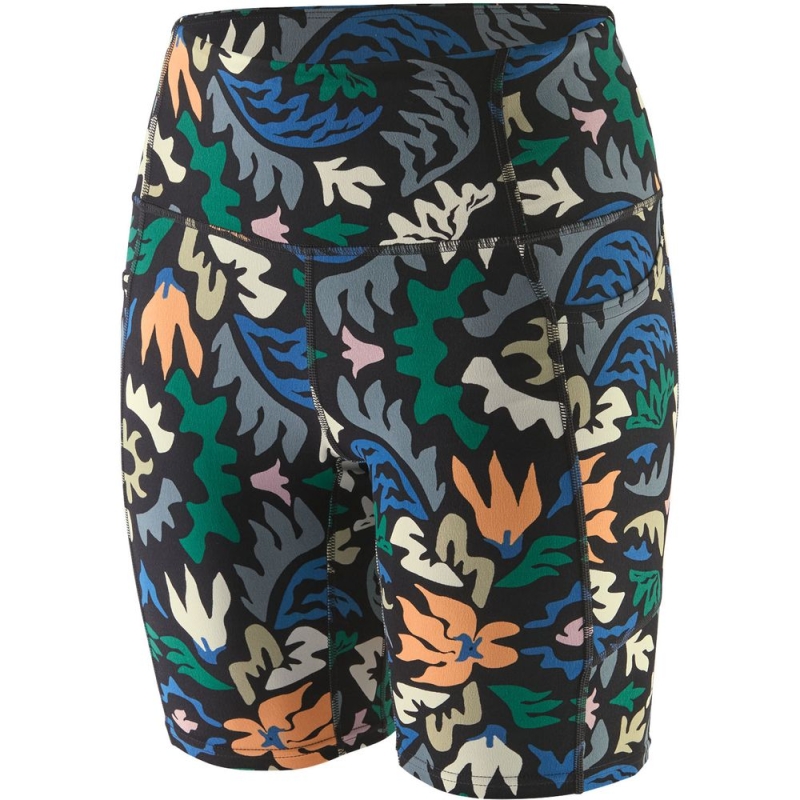 Patagonia Maipo Shorts Women's - 8 in. Kaleido: Black