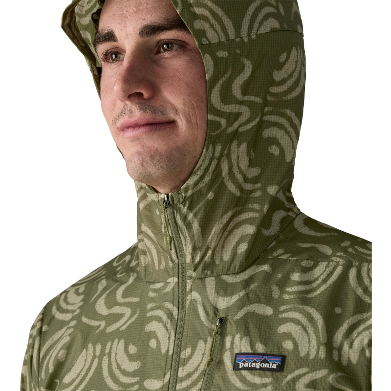 Patagonia Houdini Jkt Sand Waves: Caper Green