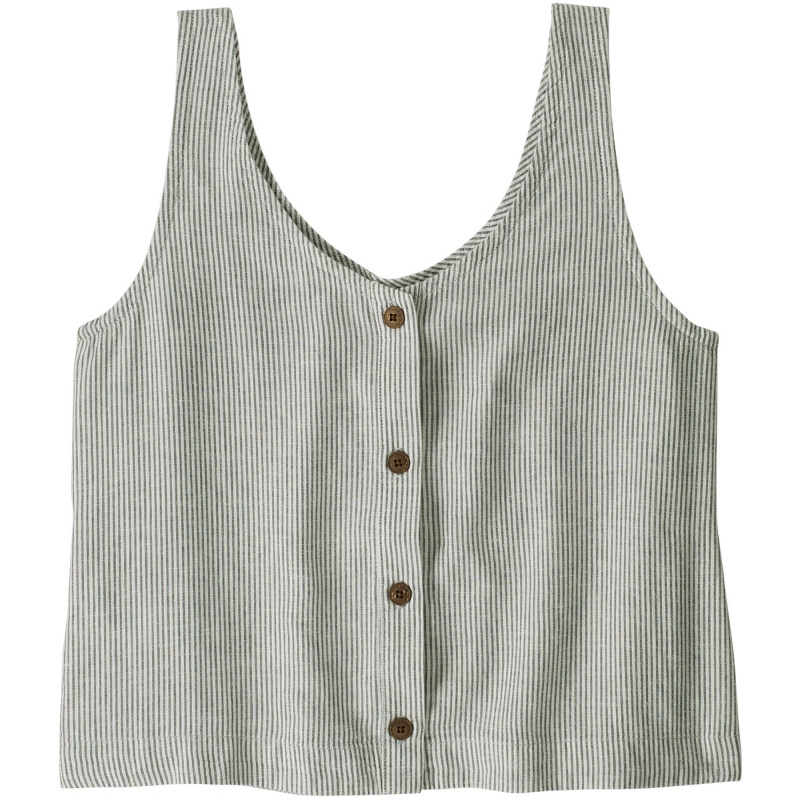 Patagonia Garden Island Top Women's Solstice Stripe: Smolder Blue