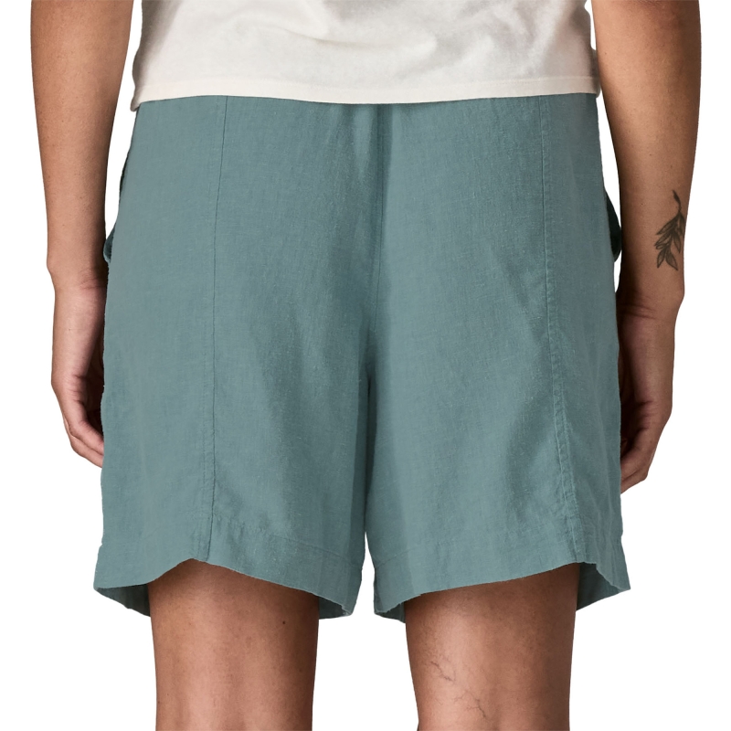 Patagonia Garden Island Long Shorts Women's - 6 in. Whole Weave: Blue Sage