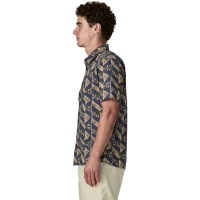 Patagonia Go To Shirt Jaguar Geo: Dolomite Blue