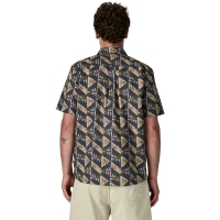 Patagonia Go To Shirt Jaguar Geo: Dolomite Blue