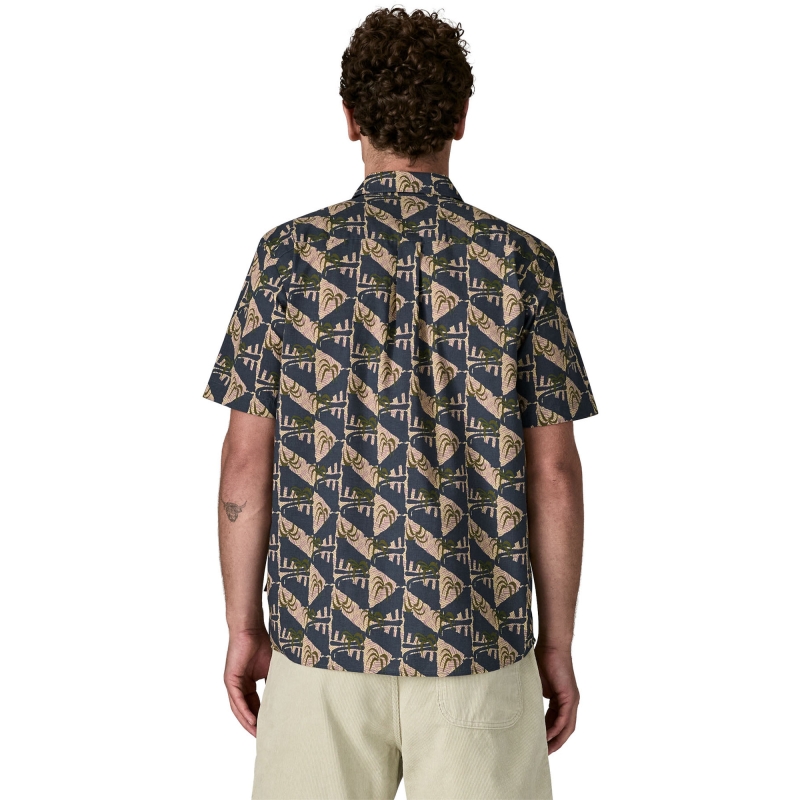 Patagonia Go To Shirt Jaguar Geo: Dolomite Blue