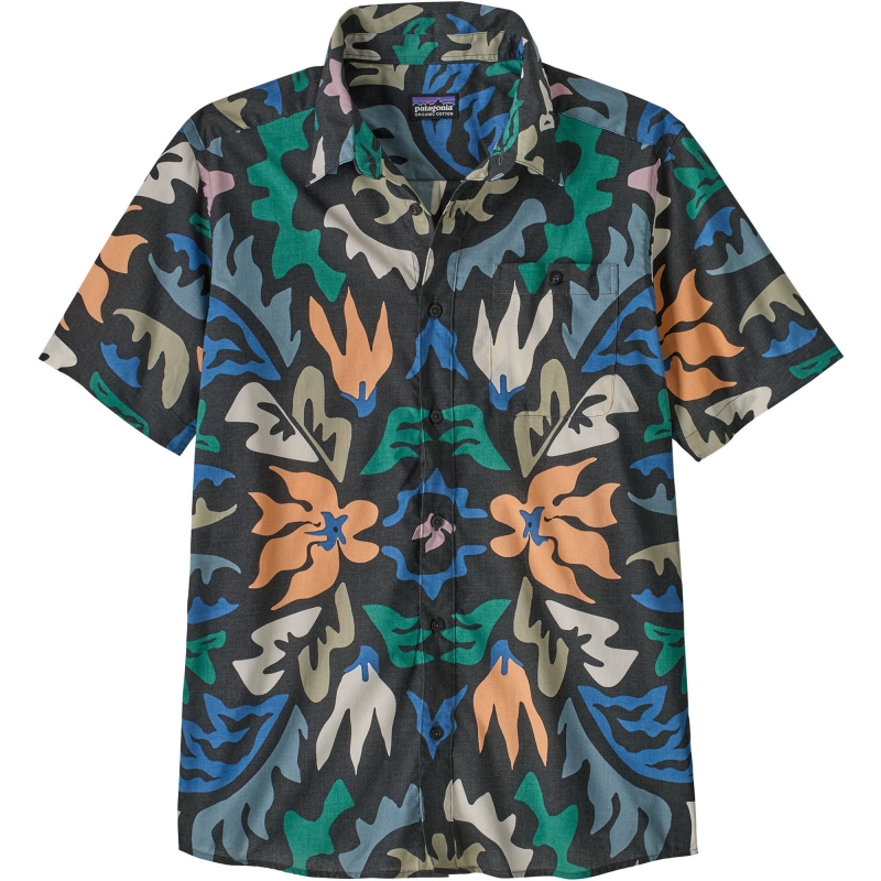 Patagonia Go To Shirt Kaleido: Black