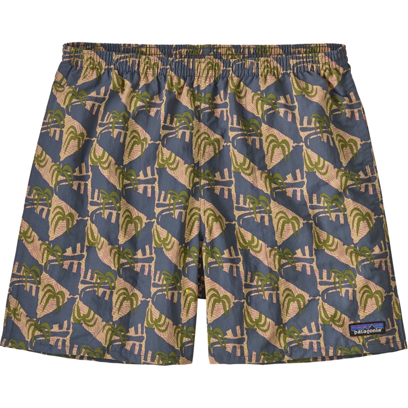 Patagonia Baggies Shorts - 5 in. Jaguar Geo: Dolomite Blue