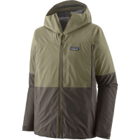 Patagonia Boulder Fork Rain Jkt Forge Grey w/River Rock Green