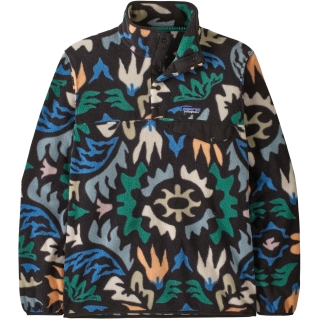 Patagonia LW Synch Snap-T P/O Kaleido: Black