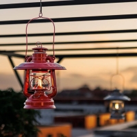 Feuerhand LED Lantaarn BS276 Robijn Rood