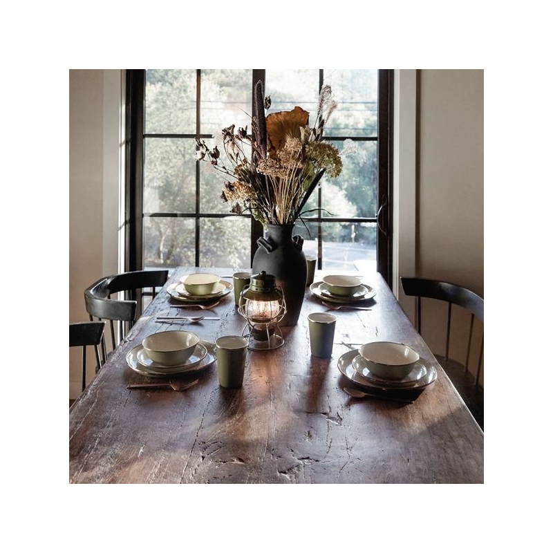 Barebones Plate Enamel 2 Pcs Olive 2-Tone
