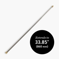Barebones Telescoping Fire Blower Brass/Steel