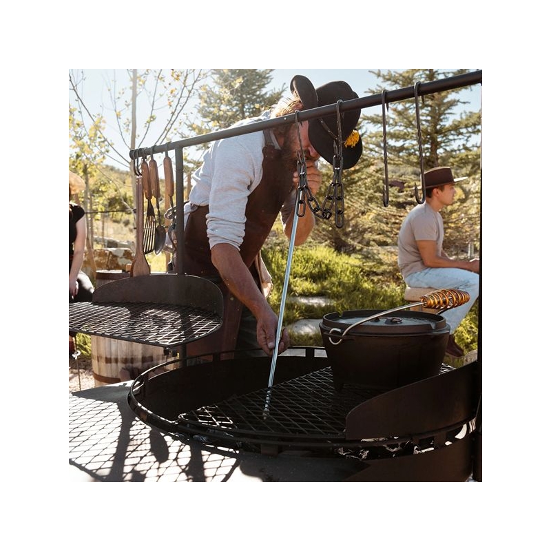 Barebones Telescoping Fire Blower Brass/Steel