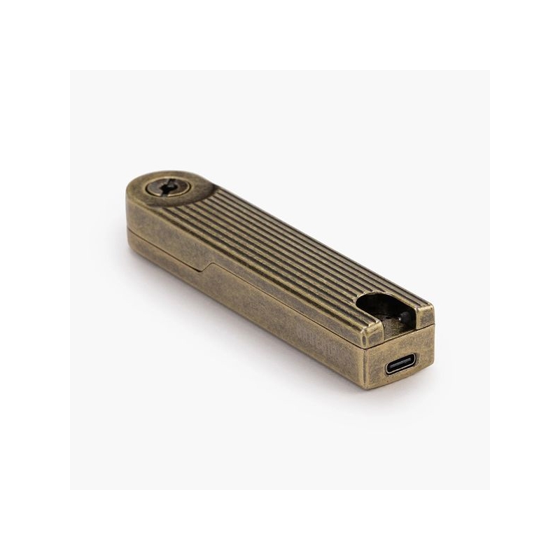 Barebones Pivot Arc Lighter Messing