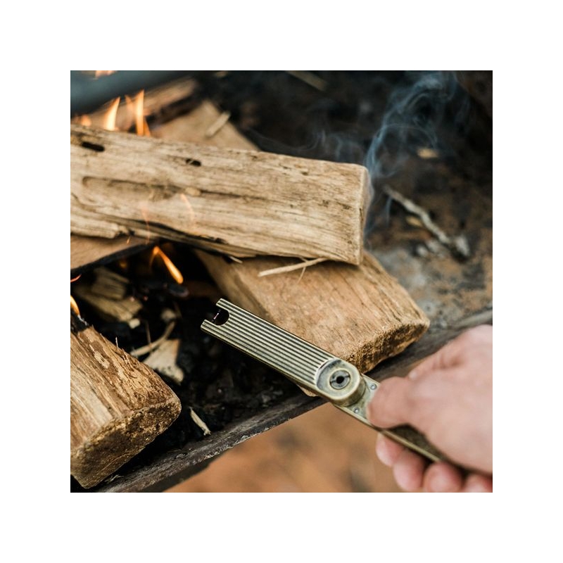 Barebones Pivot Arc Lighter Messing