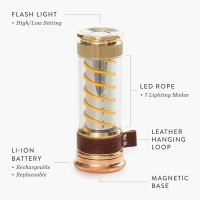 Barebones Edison Light Stick Brass/Copper