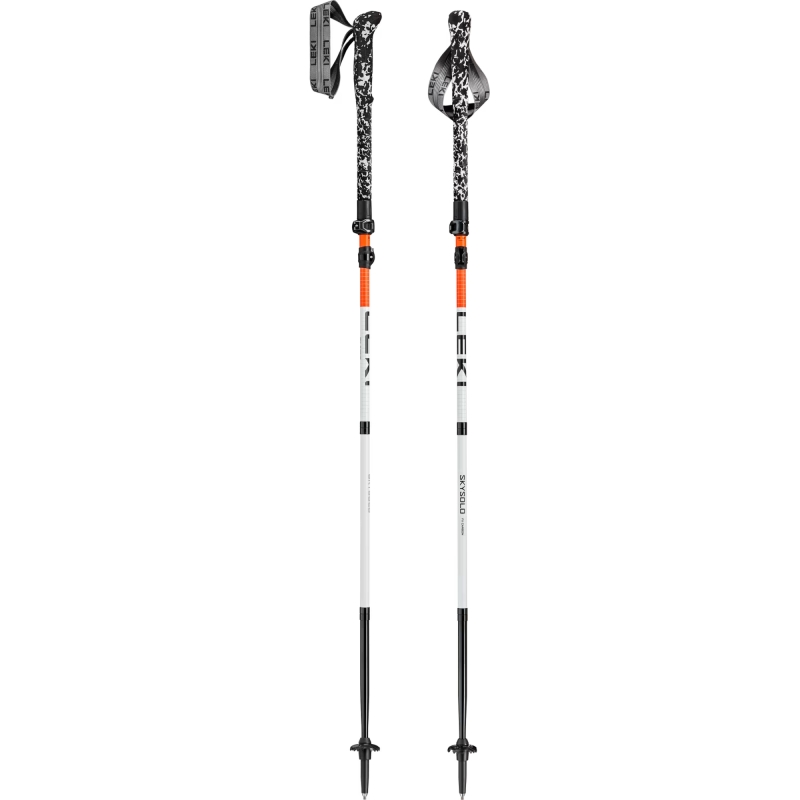 Leki Skysolo FX Carbon Neonorange/White/Black wandelstok