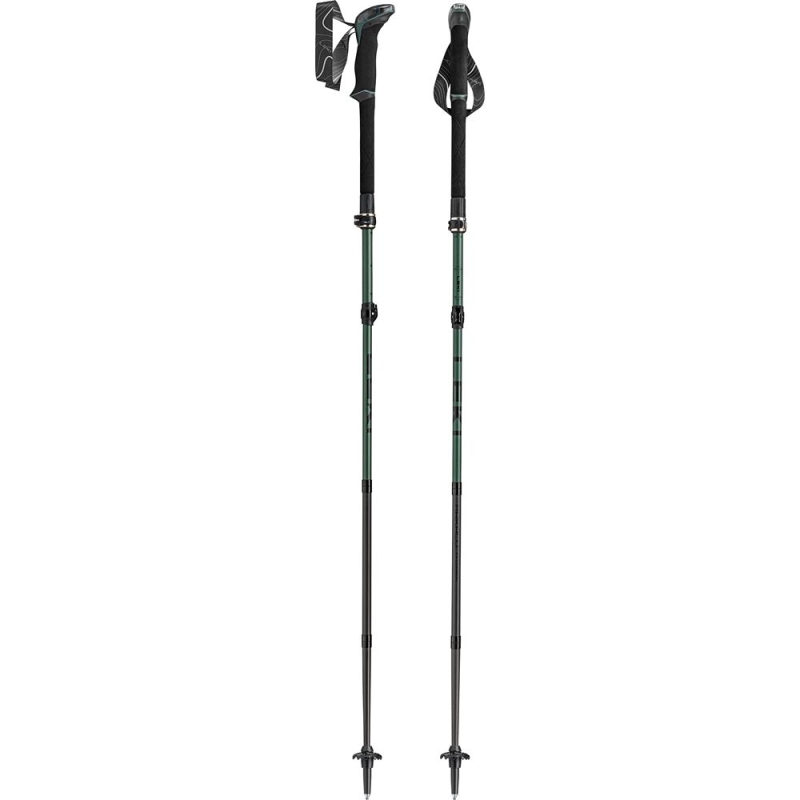 Leki Makalu FX Carbon Naturalcarbon/Malachite-Green/