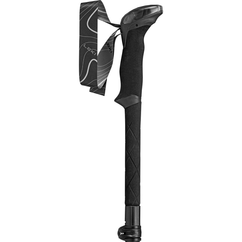 Leki Makalu FX TA Black/Stone-Blue-Dark/White