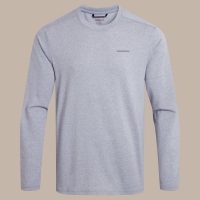 Craghoppers NosiLife Abel Long Sleeved T-Shirt Sft Grey Mrl