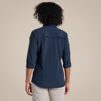 Craghoppers NosiLife Adventure Long Sleeved Shirt III Women's Blue Navy