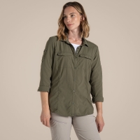 Craghoppers NosiLife Adventure Long Sleeved Shirt III Women's Wild Olive