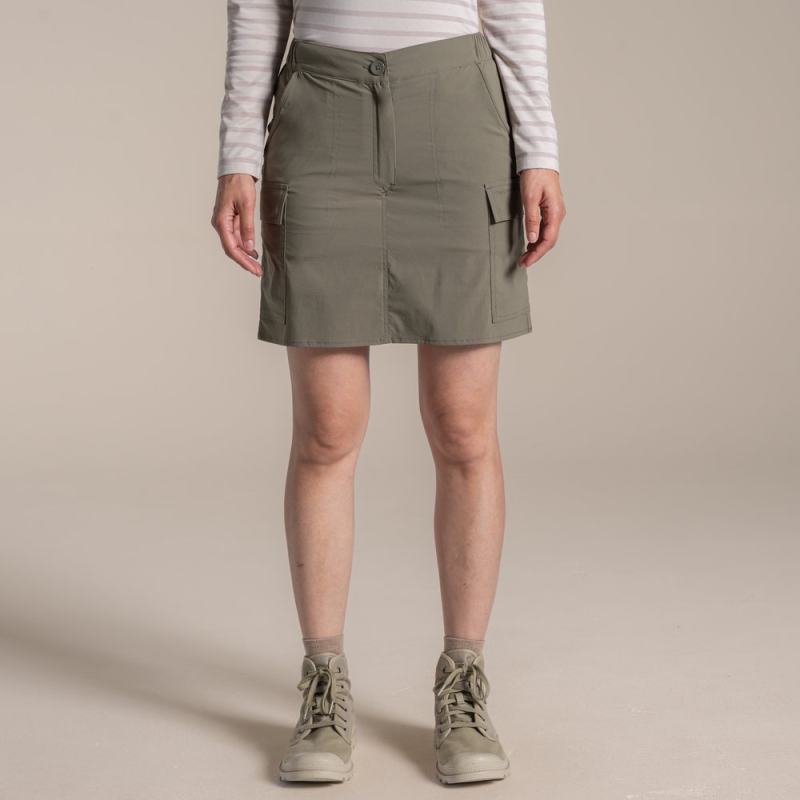Craghoppers NosiLife Pro Cargo Skort Women's Wild Olive