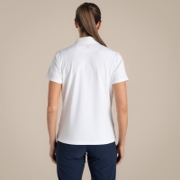Craghoppers NosiLife Thornbury Short Sleeved Polo Top Women's White